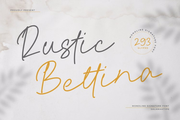 Rustic Bettina Font