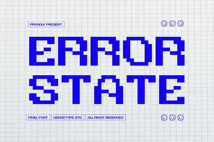 Preview of Error State Font