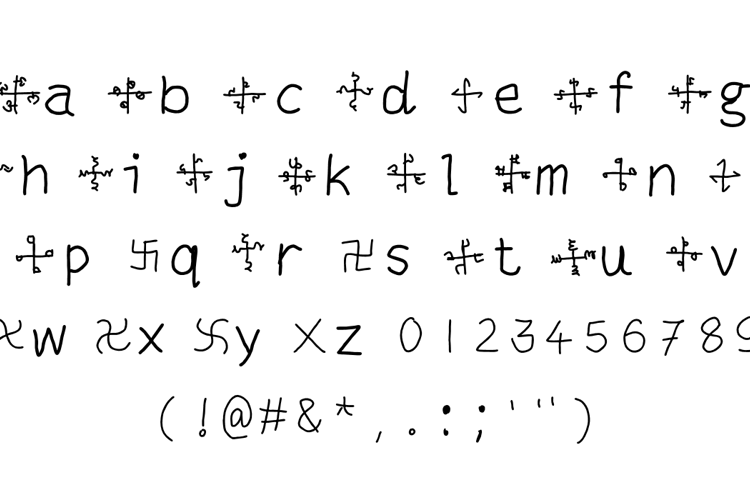 tetraalphavitos Font