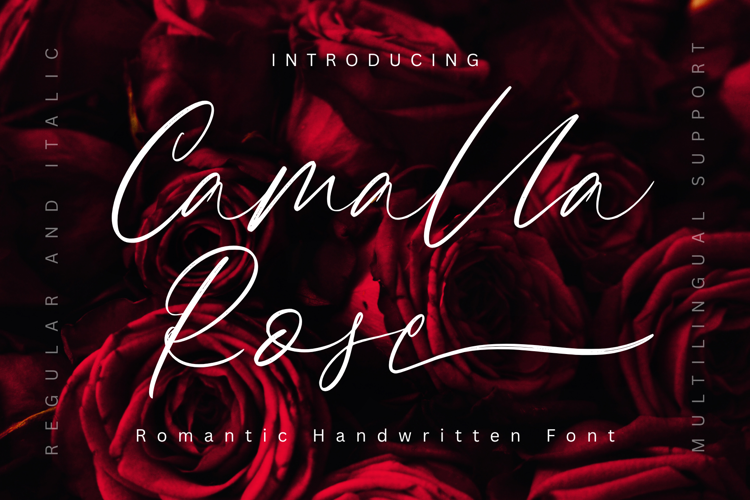 Preview of Camalla Rose Font