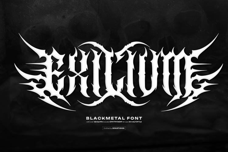 Preview of Exilium Font