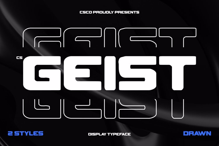 Preview of CS Geist Drawn Font