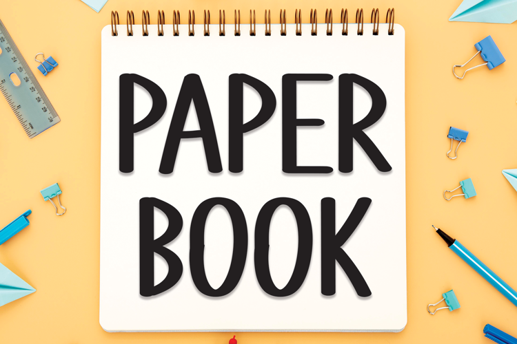 Paper Book Font