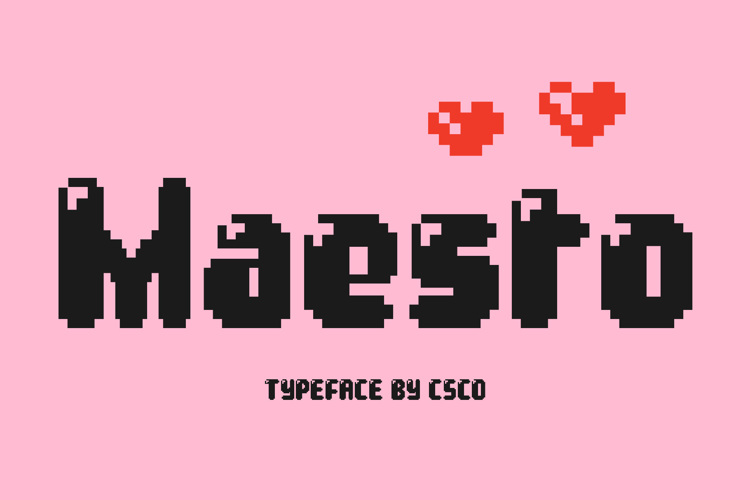 Preview of Maesto Font