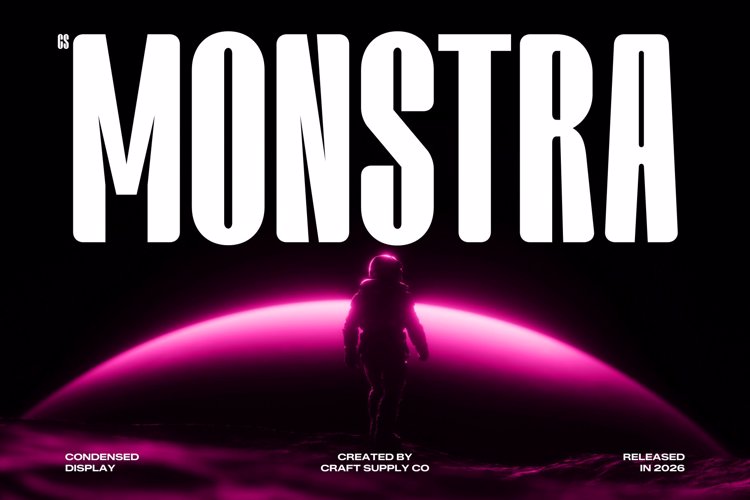 Preview of CS Monstra Font
