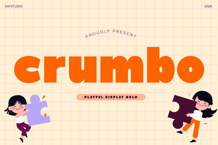 Preview of Crumbo DEMO Font
