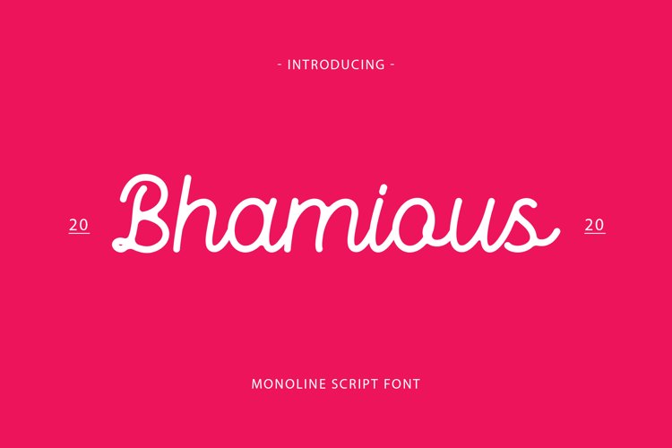 Bhamious Font
