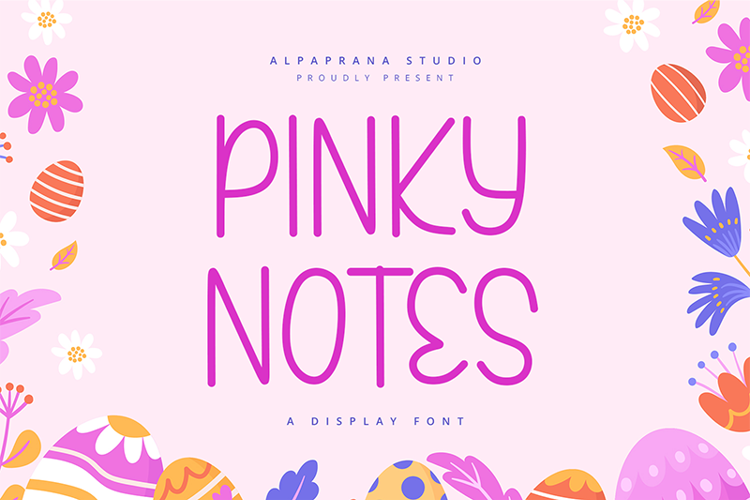 Pinky Notes Font