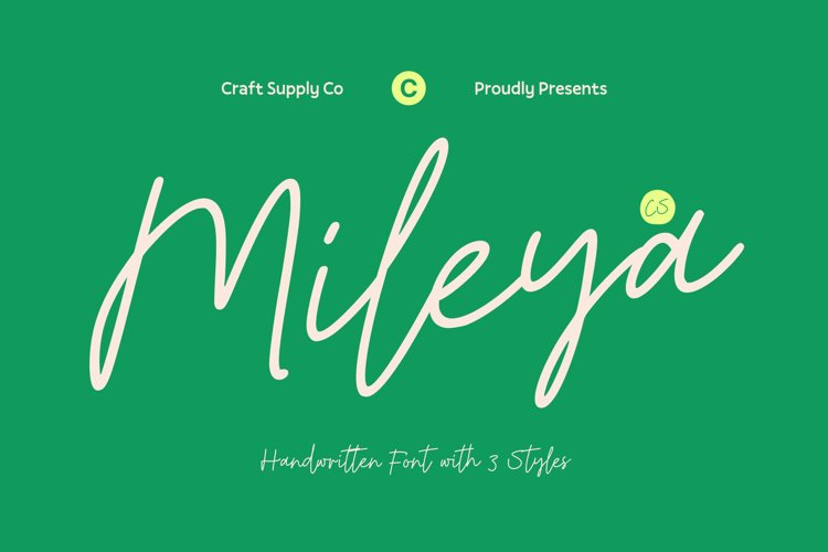 Preview of CS Mileya Font