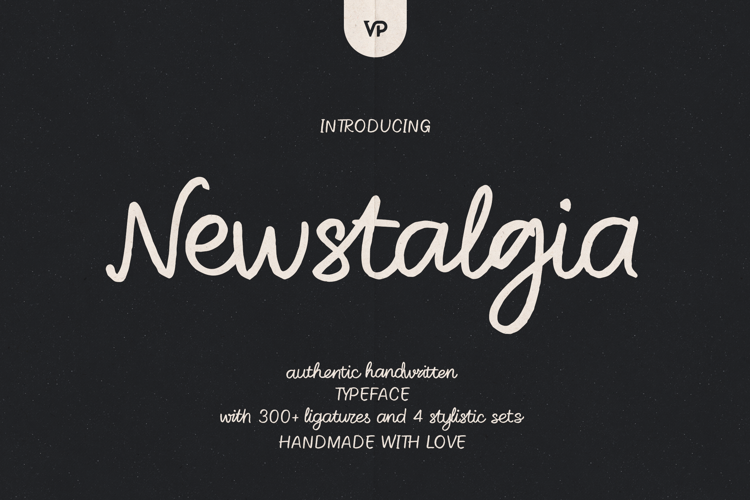 Preview of Newstalgia Font