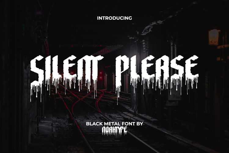 Preview of Silent Please Font