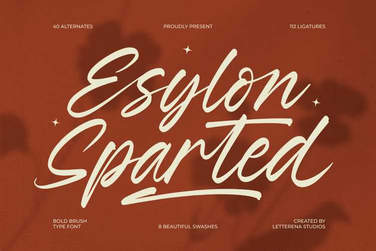 Preview of Esylon Sparted VERSION Font
