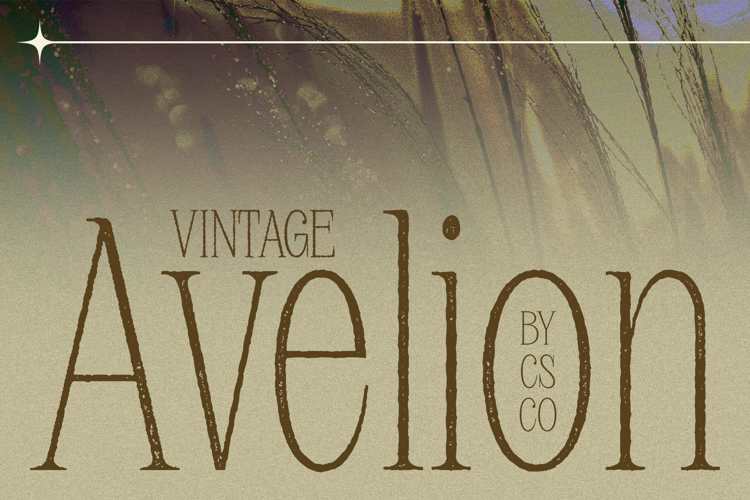 Avelion Vintage Font
