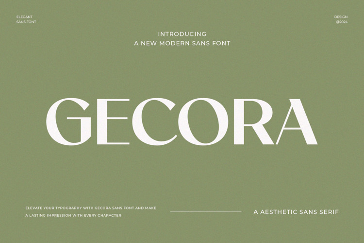 Gecora Font