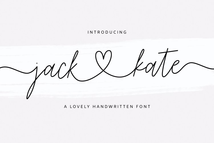 Jack & Kate _ PERSONALUSE Font