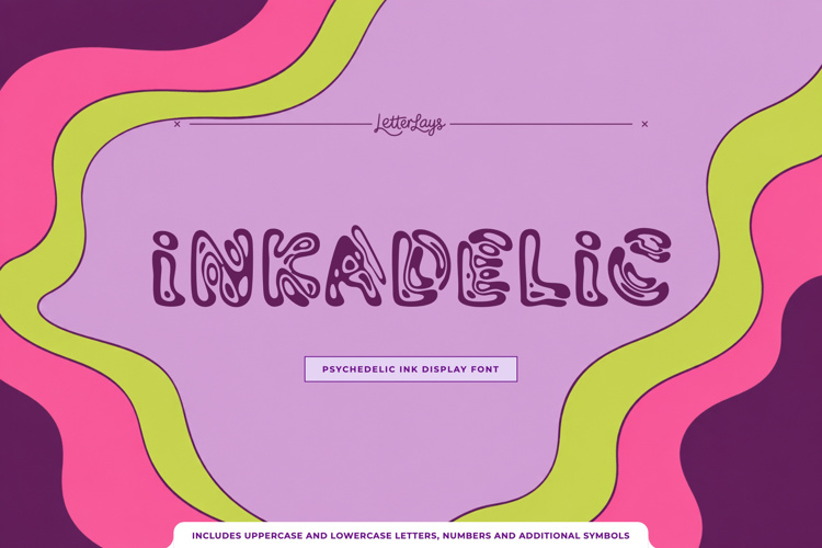 Preview of Inkadelic Font