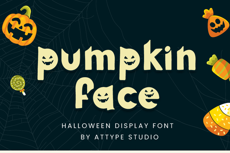Pumpkin Face Font