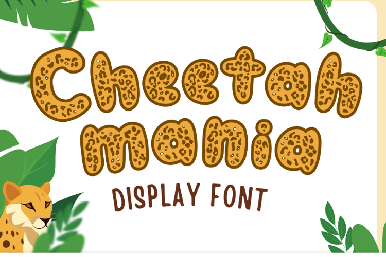 Preview of Cheetah Mania Font