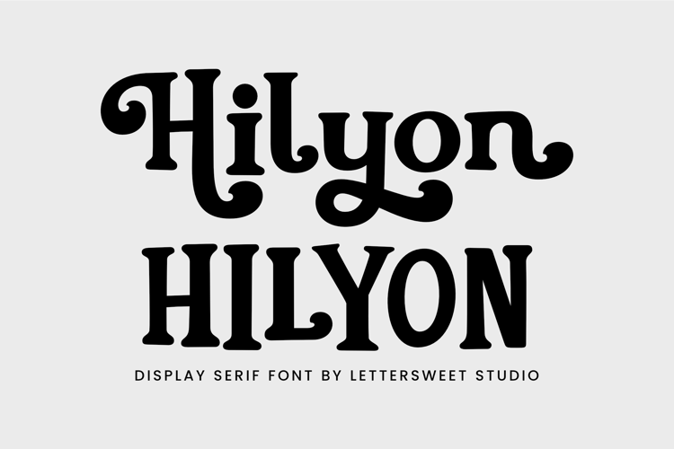 Preview of Hilyon Font