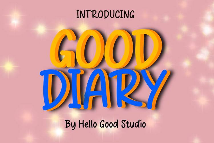 Preview of Good Diary Font