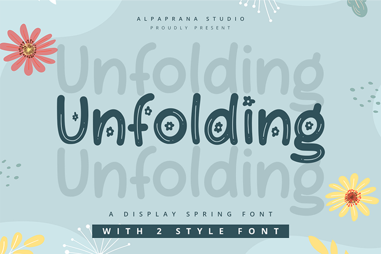 Unfolding Font