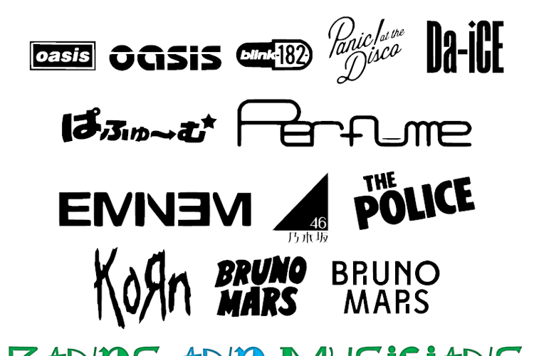 Bands and Musicians CHMC Font