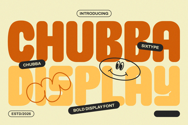 Preview of Chubba - Font