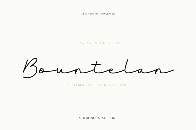 Bountelan Trial Regular Font