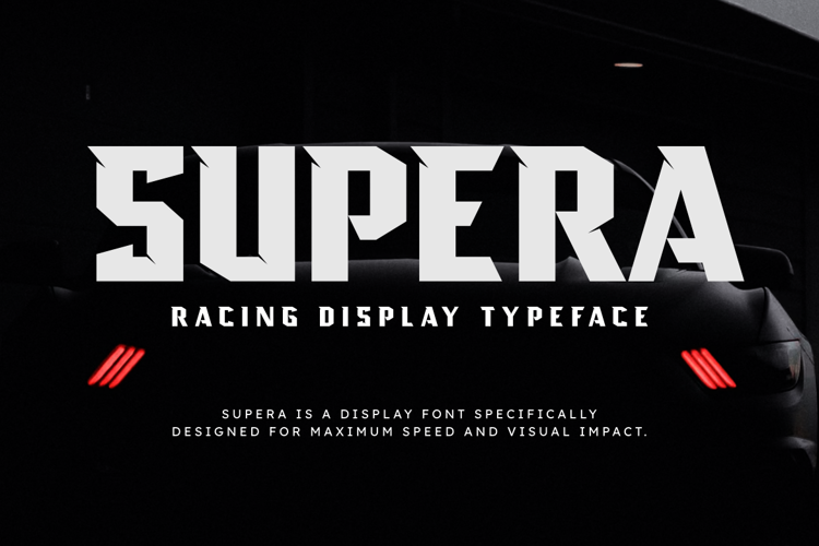 Preview of Supera Font