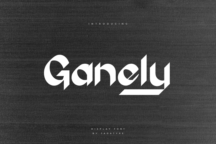 Ganely Font