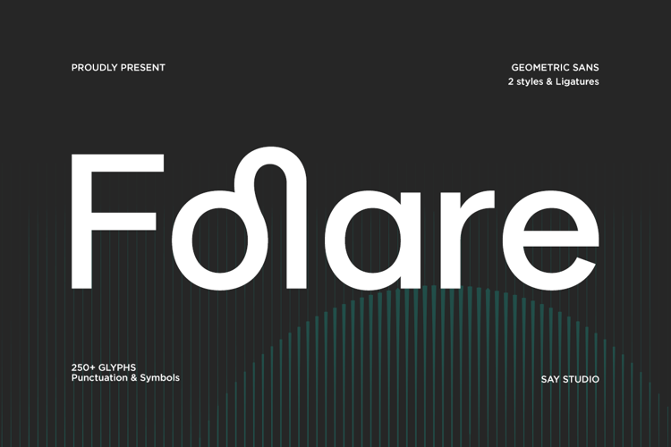 Preview of Folare Font