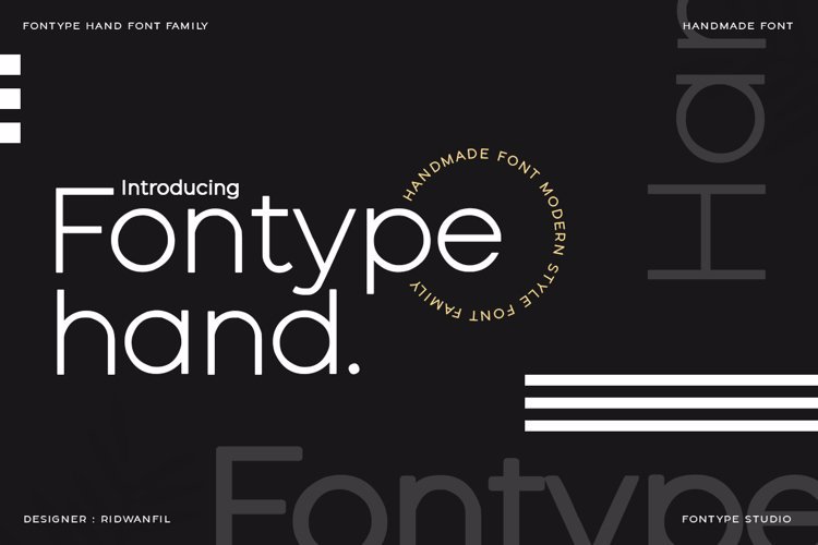 Fontype Hand Font