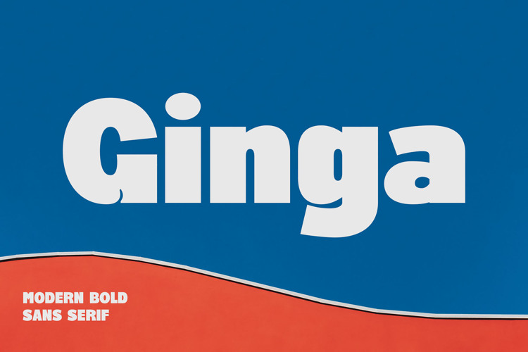 Preview of Ginga Font