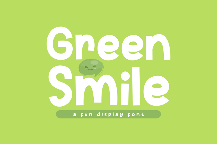 Green Smile Font