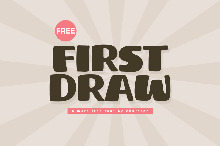 First Draw Font