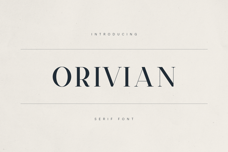 Preview of Orivian Font