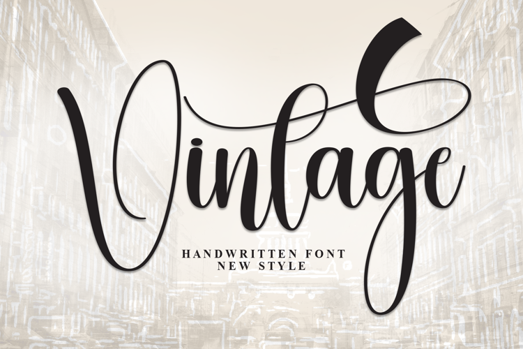 Preview of Vintage Font