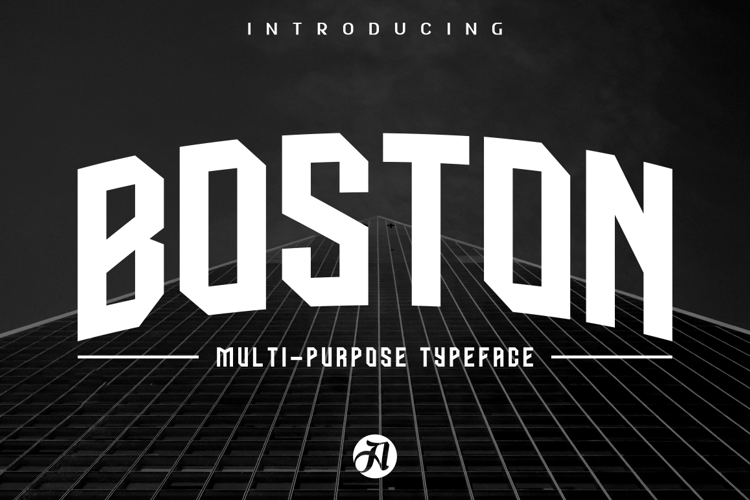 Boston Caps Font