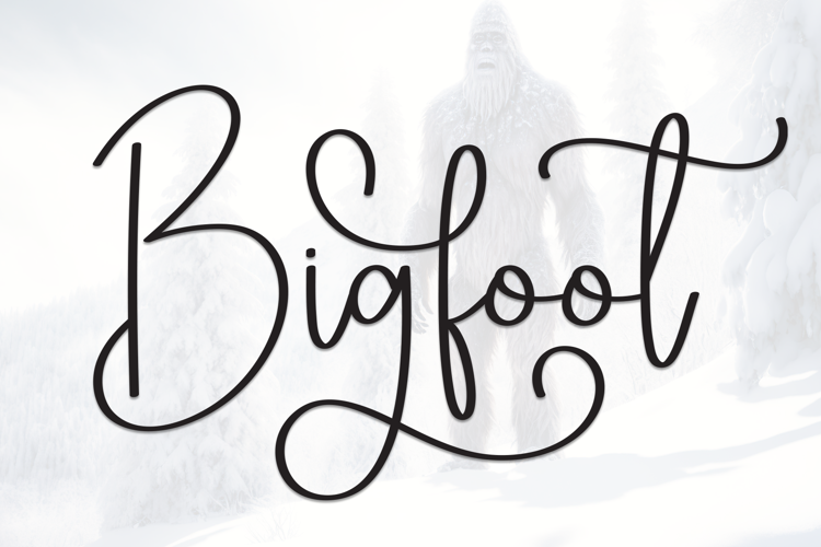 Preview of Bigfoot Font