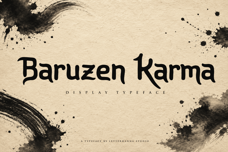 Preview of Baruzen Karma Font