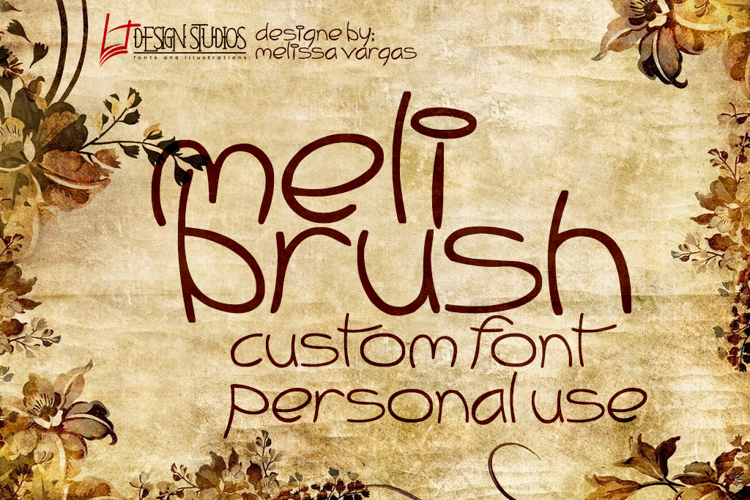 Meli Brush Font