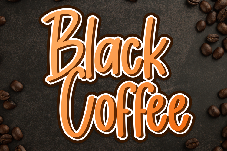 Preview of Black Coffee Font