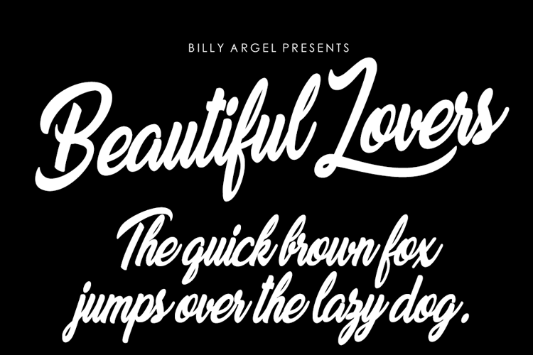 Beautiful Lovers Font