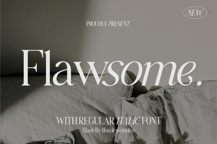 Flawsome Regular Font