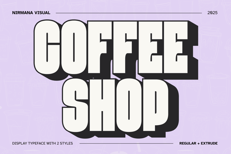 Preview of Coffee Shop Font