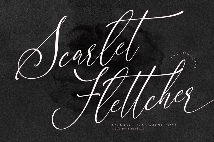 Scarlet Flettcher Font