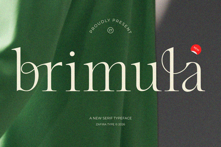 Preview of Brimula Font