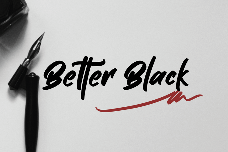 Better Black Font