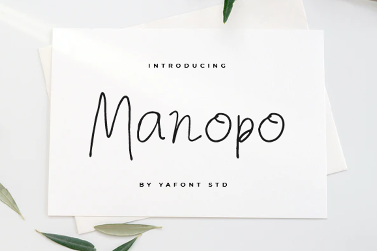 Manopo Font