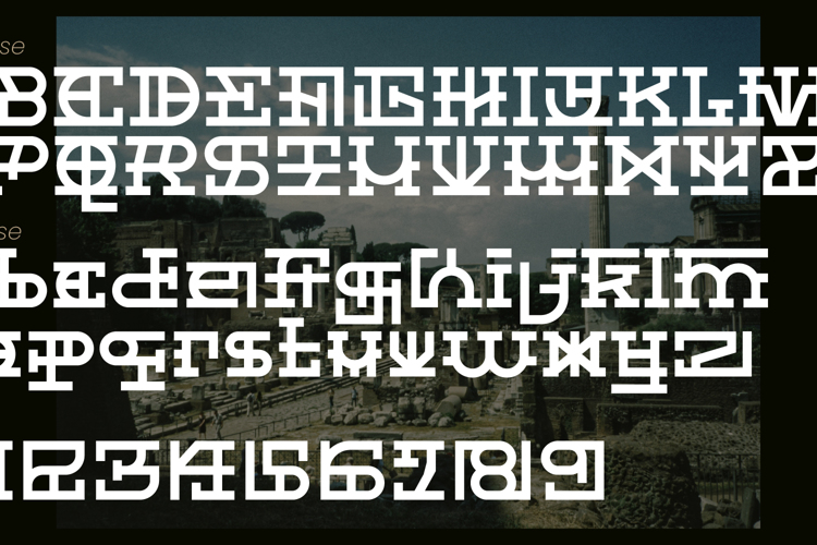 Preview of Felarium Romans Font